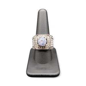 Luxury Unisex Diamond Bling Ring